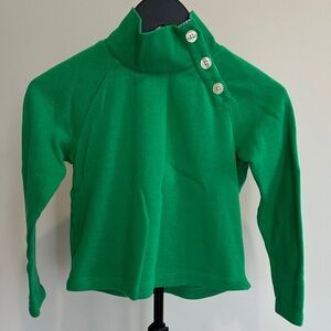 Crewcuts Girl’s Emerald Green Turtleneck Sweatshirt ☘️